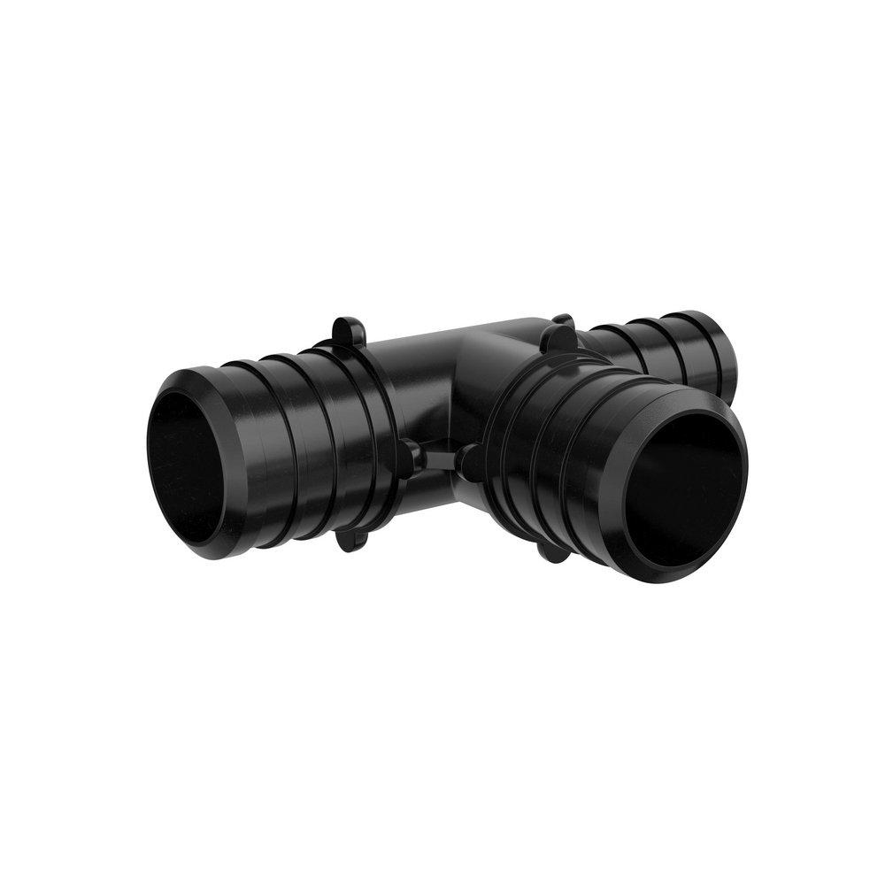 Jones Stephens Black Plastic PEX Crimp Tee 