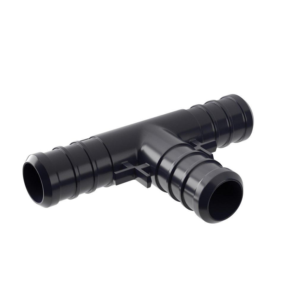 Jones Stephens Black Plastic PEX Crimp Tee 