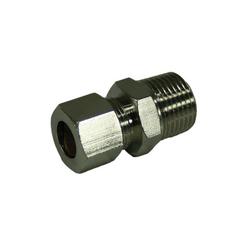 3/8 in. x 3/8 in. Chrome Plated Compression x Male Connector, Lead-Free