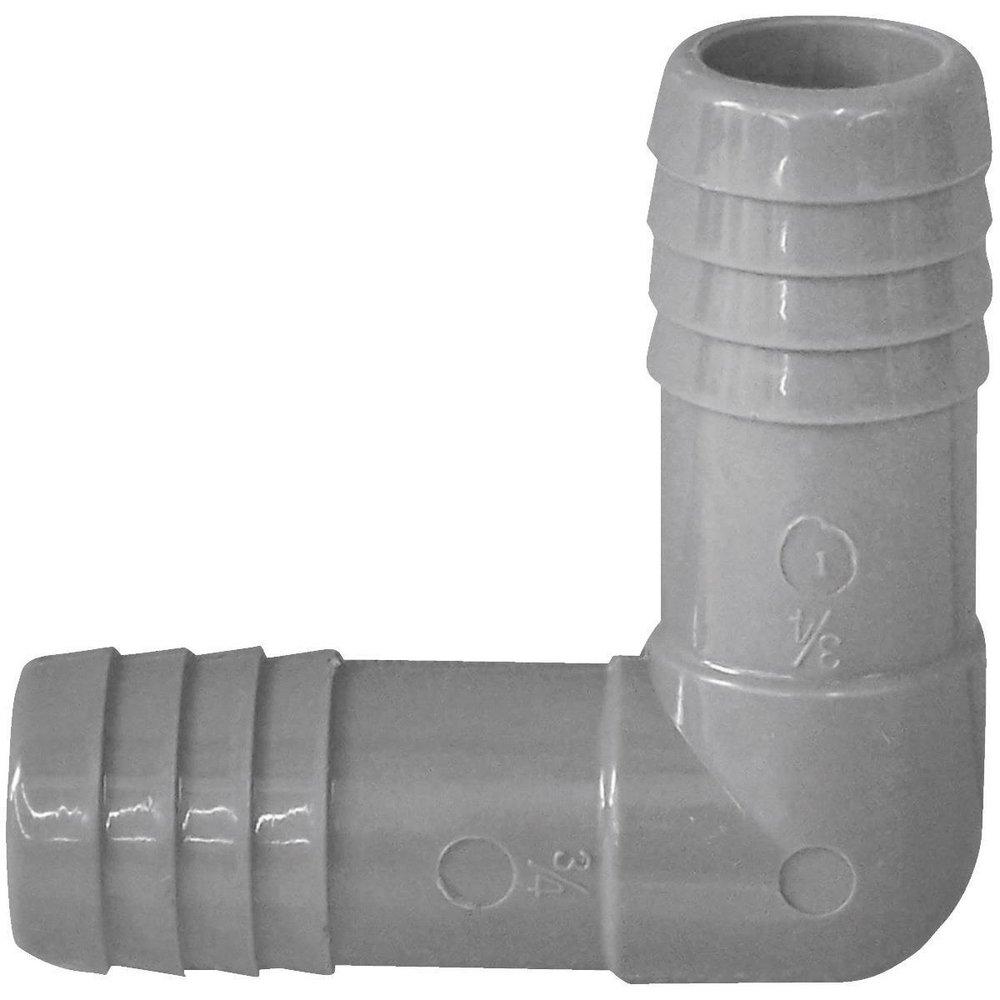 Jones Stephens White Barbed PVC Elbow 