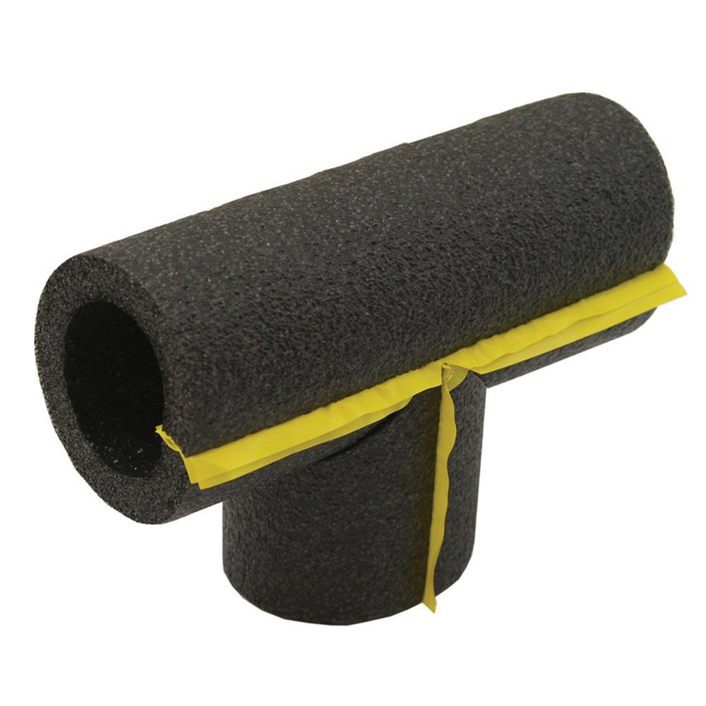 1-1/4 in. ID x 3/8 in. Wall Thickness Self-Sealing Foam Pipe Insulation Tee image number 0