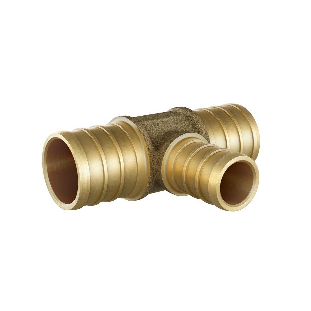 Jones Stephens Brass Brass PEX Crimp Tee 