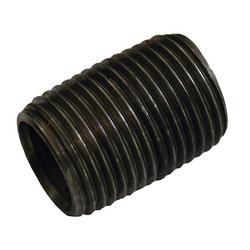 1/2 in. x Close Malleable Iron Nipple in Black