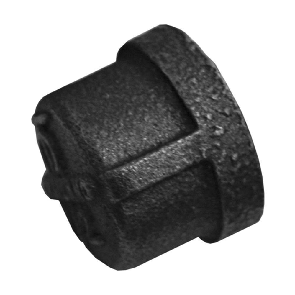 Jones Stephens Black Malleable Iron Cap 