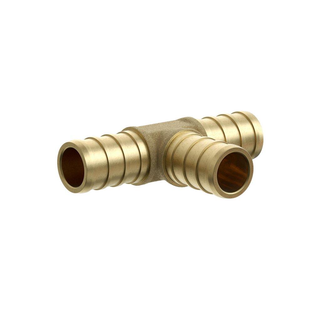 Jones Stephens Brass Brass PEX Crimp Tee 