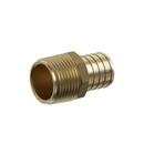 1 in. Brass PEX Crimp x 3/4 in. MPT Adapter