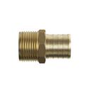 Jones Stephens Brass Brass PEX Crimp x MPT Adapter 