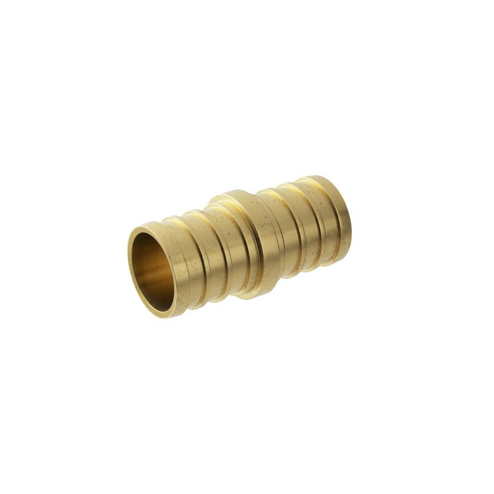 Jones Stephens Brass Brass PEX Crimp Coupling 