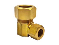 5/8 x 3/8 in. Brass Compression 90&deg; Elbow