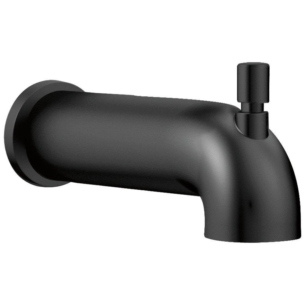Delta Faucet Matte Black 7-3/8 x 2-3/8 in. Universal Tub Spout 