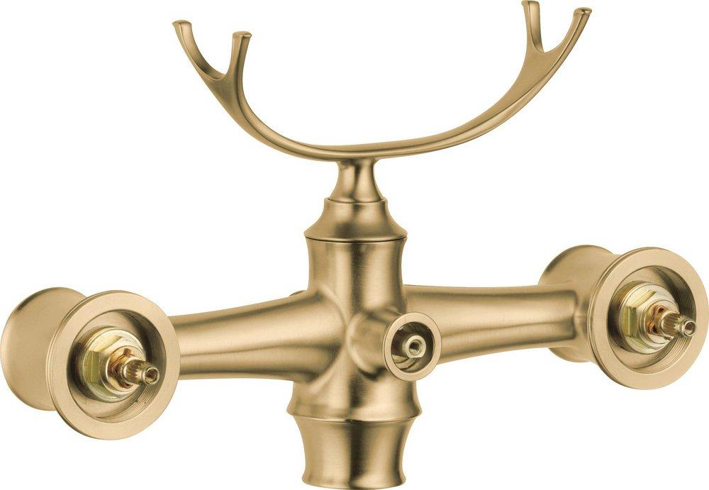 Brizo Luxe Gold Two Lever Handle Floor Mount Filler Trim Only 