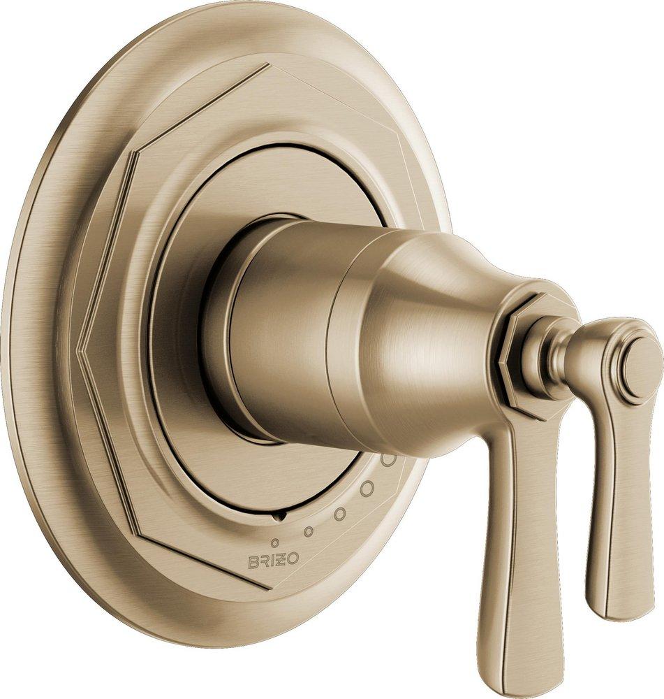 Brizo Luxe Gold Single Handle Bathtub & Shower Faucet (Trim Only) 