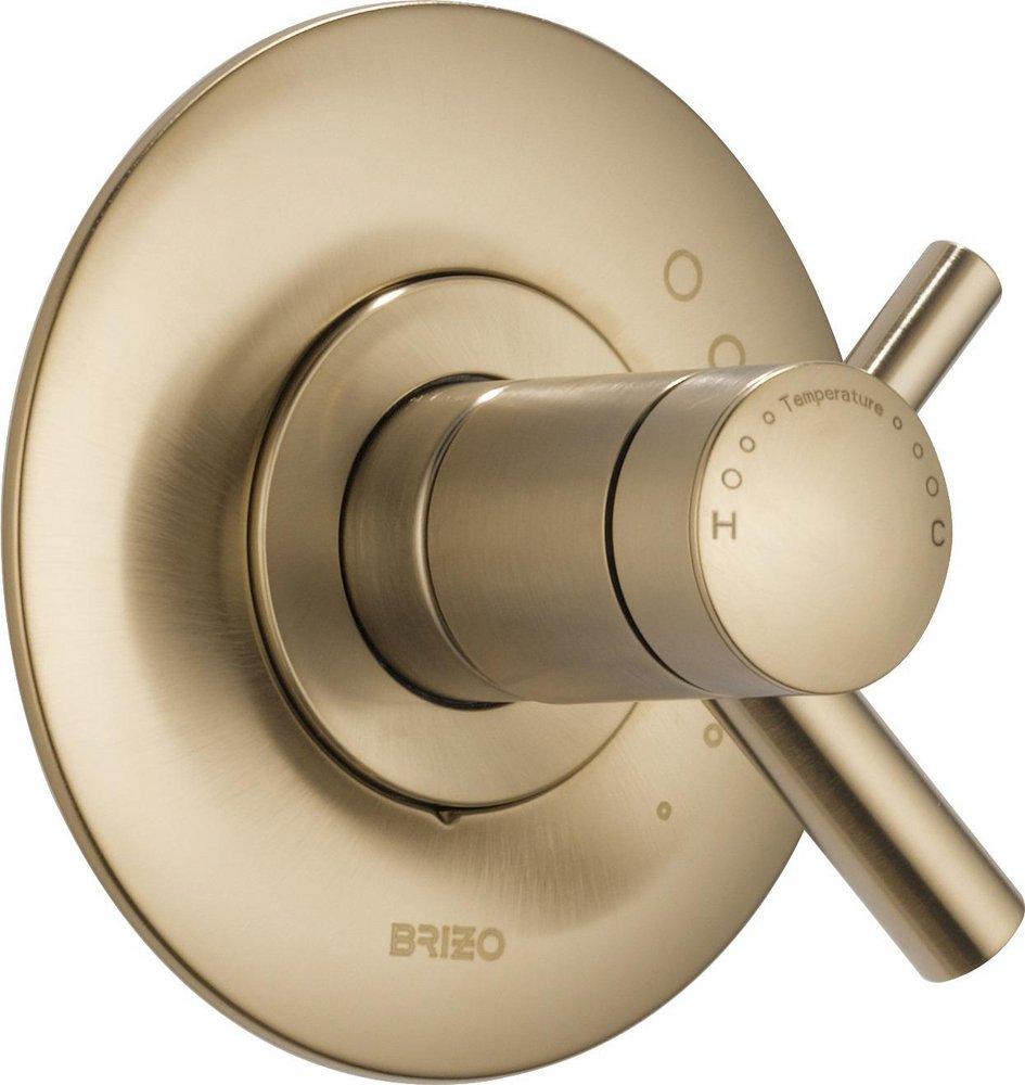 Brizo Luxe Gold Two Handle Bathtub & Shower Faucet (Trim Only) 
