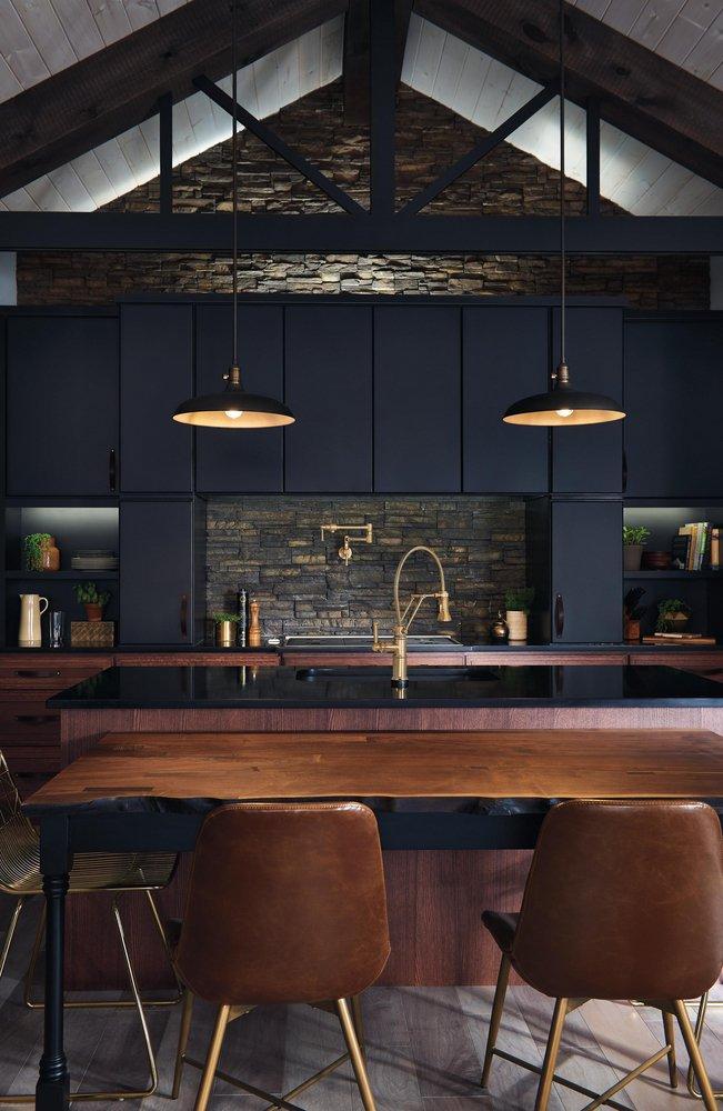 Brizo Luxe Gold Two Handle Lever Pot Filler 