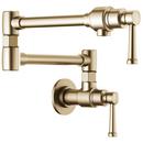 Wall Mount Pot Filler in Luxe Gold