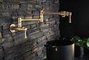 Brizo Luxe Gold Two Handle Lever Pot Filler 