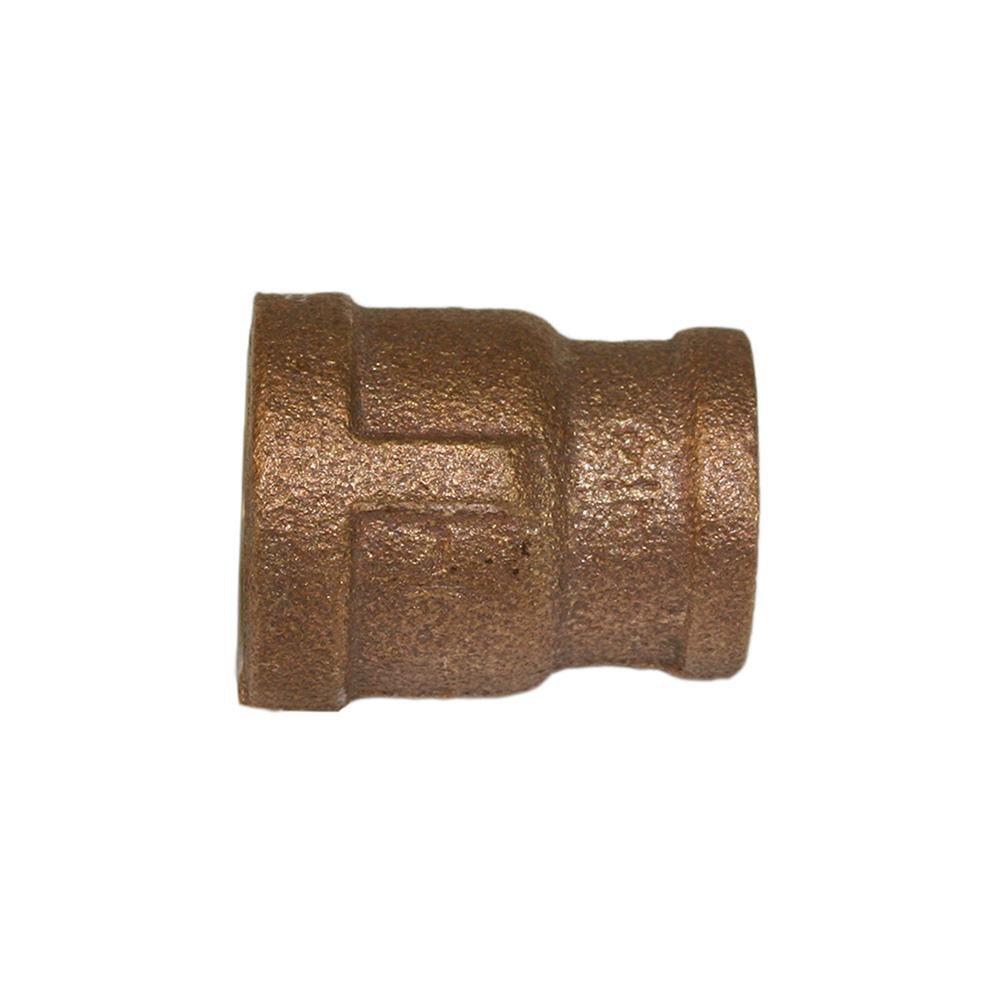 1/2 x 1/4 in. Bronze Reducing Coupling 