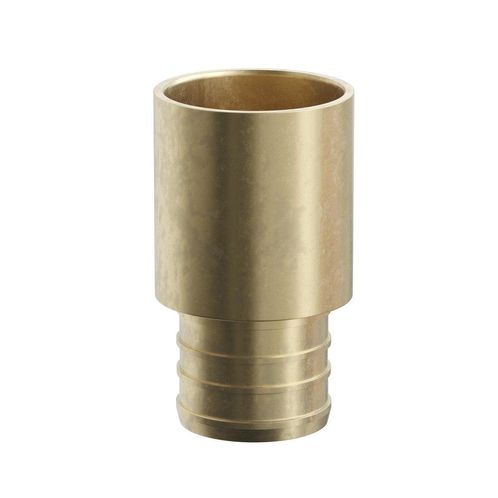 Jones Stephens Brass Brass PEX Crimp x Male Sweat Adapter 