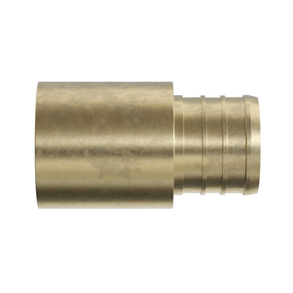 Jones Stephens Brass Brass PEX Crimp x MPT Adapter 