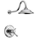 Two Handle Single Function Shower Faucet in Chrome (Trim Only)