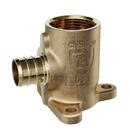 Jones Stephens Brass Brass PEX Crimp x FPT 90° Drop Ear Elbow 