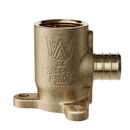 Jones Stephens Brass Brass PEX Crimp x FPT 90° Drop Ear Elbow 