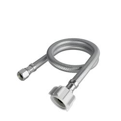 3/8 in. Compression x 7/8 in. BC x 20 in. Braided Stainless Steel Toilet Connector with Brass Nut