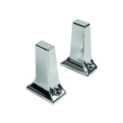3/4 in. Chrome Plated Exposed Mount Tower Post Towel Bar Brackets - 1 Pair