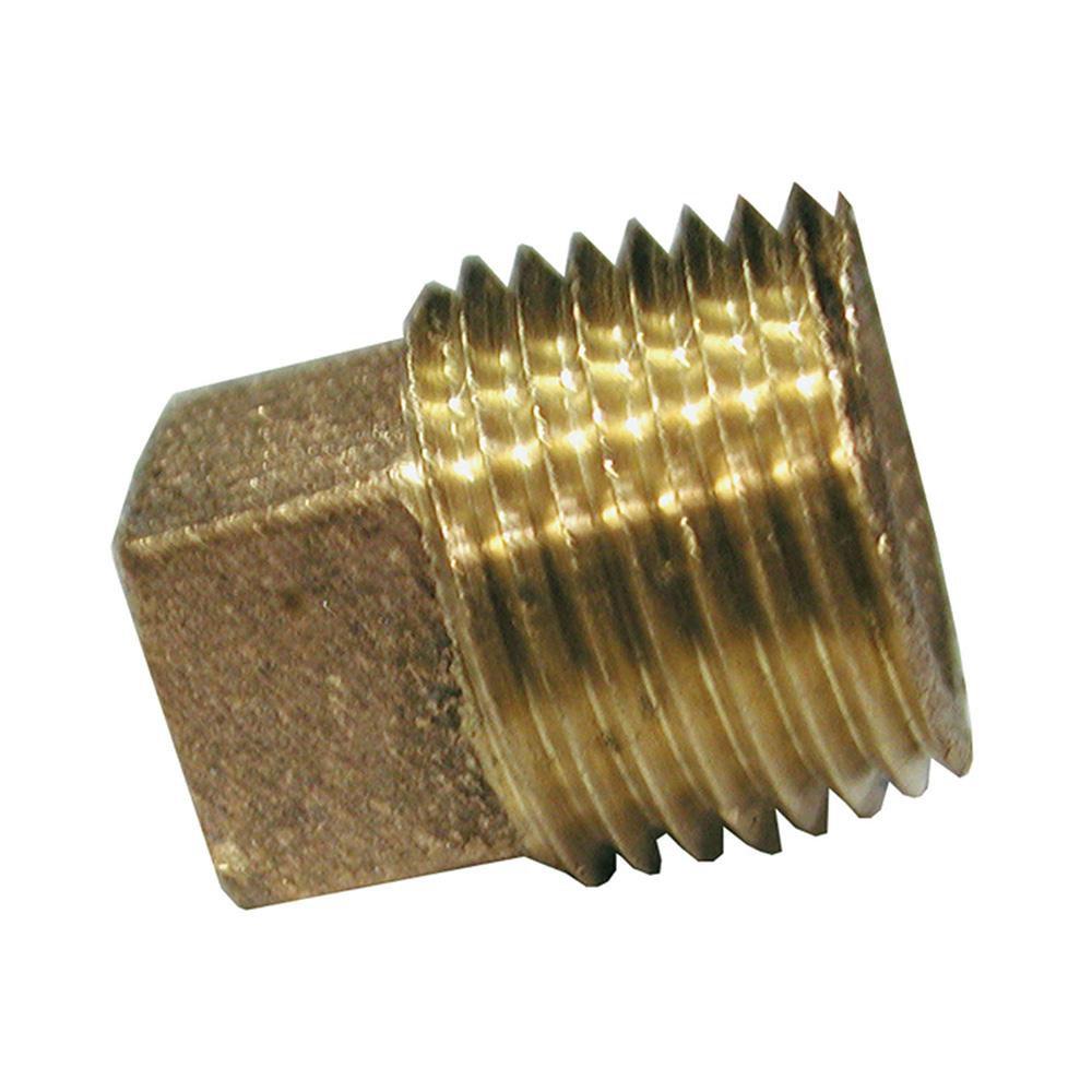 1/2 in. Bronze Cored Plug with Square Head image number 0