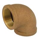 3/4 x 1/2 in. Bronze 90&deg; Elbow image number 0