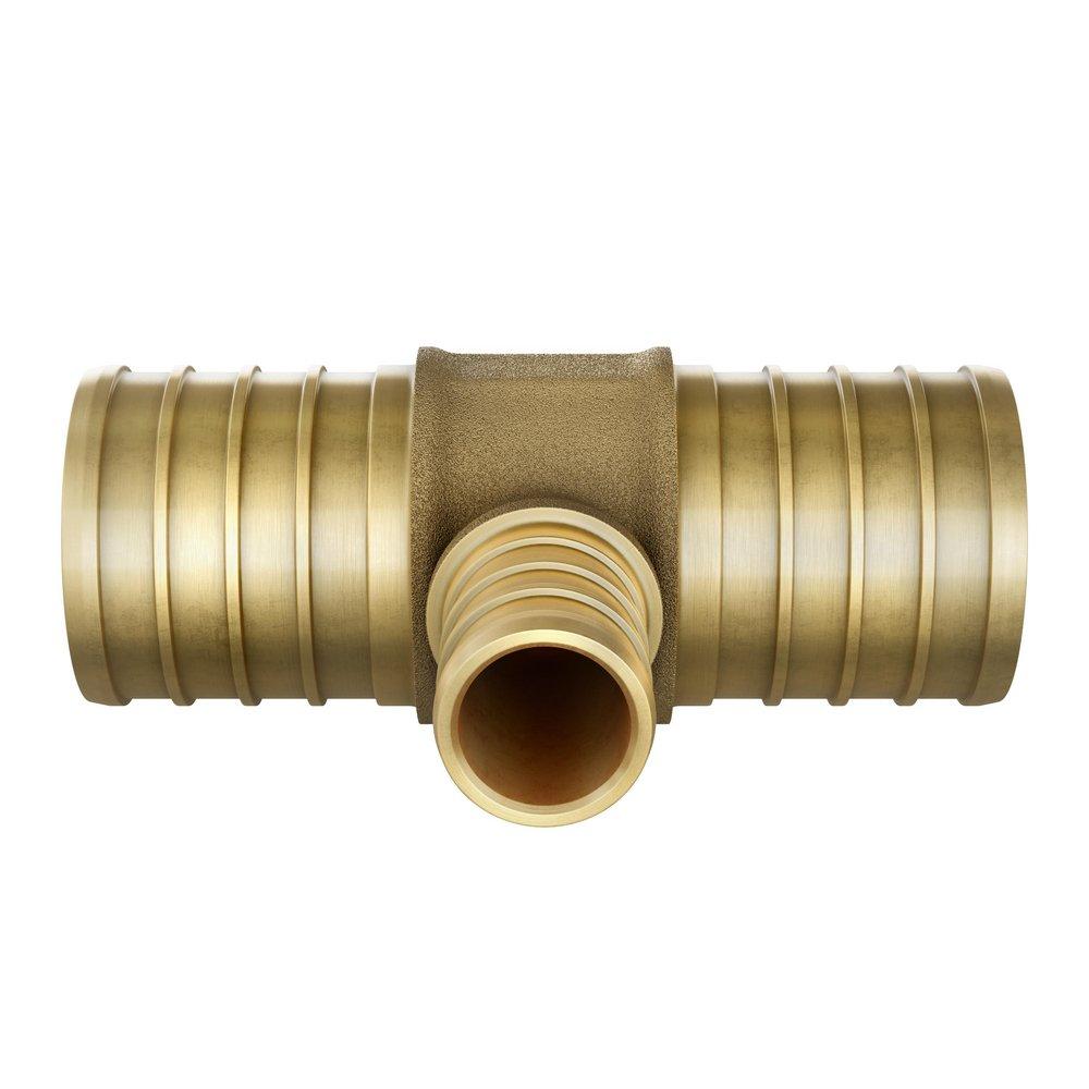 Jones Stephens Brass Brass PEX Crimp Tee 