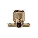 Jones Stephens Brass Brass PEX Crimp x FPT 90° Drop Ear Elbow 