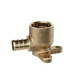 1/2 in. PEX Crimp x FIP Brass 90° Drop Ear Elbow