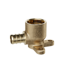 Jones Stephens Brass PEX x FIP Brass Drop Ear 90 Degree Elbow 