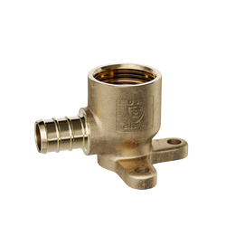 1/2 in. PEX Crimp x FIP Brass 90&deg; Drop Ear Elbow
