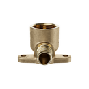 Jones Stephens Brass PEX x FIP Brass Drop Ear 90 Degree Elbow 