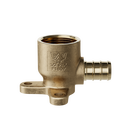 Jones Stephens Brass PEX x FIP Brass Drop Ear 90 Degree Elbow 