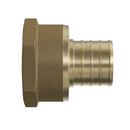 Jones Stephens Brass Brass PEX Crimp x FPT Adapter 
