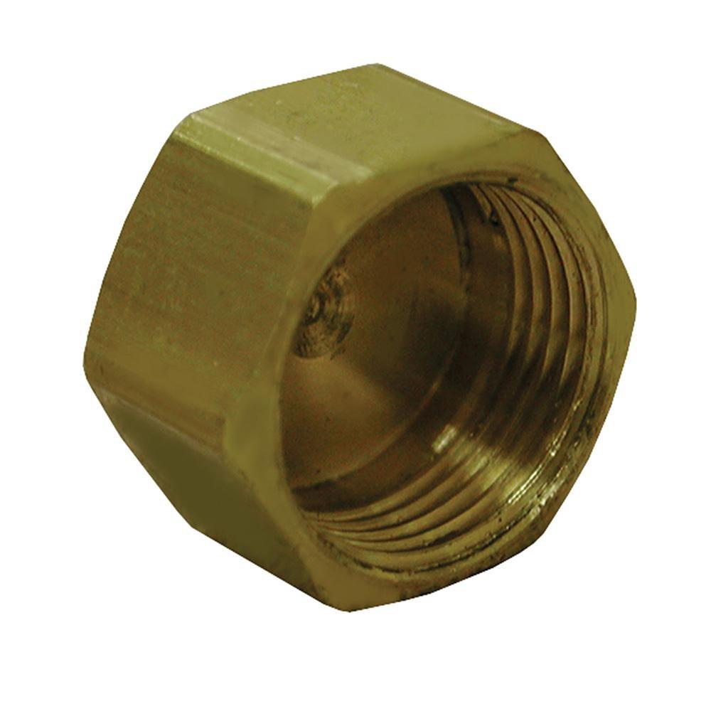 *CVR* (61C-4) 1/4 BRASS COMP CAP - 