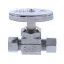 3/8 in. OD x 3/8 in. OD Chrome Plated Multi Turn Supply Stop, Straight 