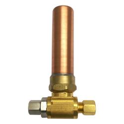 1/4 in. Brass Male Compression x OD Compression Water Hammer Arrestor