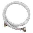 Jones Stephens White 1/2 in. Braided Nylon Faucet Flexible Water Connector 