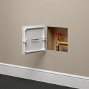 Jones Stephens White Spring Loaded Plastic Access Panel in White 