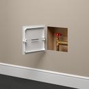 Jones Stephens White Spring Loaded Plastic Access Panel in White 