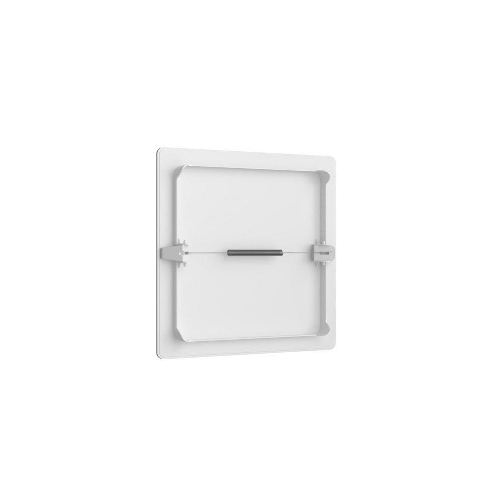 Jones Stephens White Spring Loaded Plastic Access Panel in White 