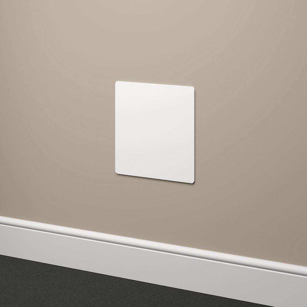 Jones Stephens White Spring Loaded Plastic Access Panel in White 