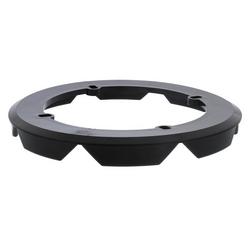 PVC Gravel Guard for Roof Drain in Black