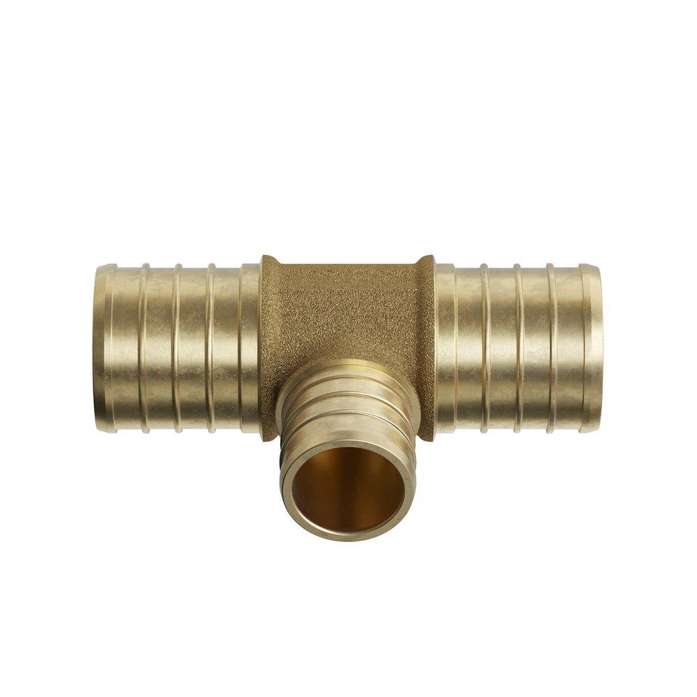 Jones Stephens Brass Brass PEX Crimp Tee 