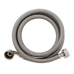 3/4 in. x 3/4 in. FEM Hose 60 in. Braided Stainless Steel Washing Machine Connector with 90&deg; Elbow