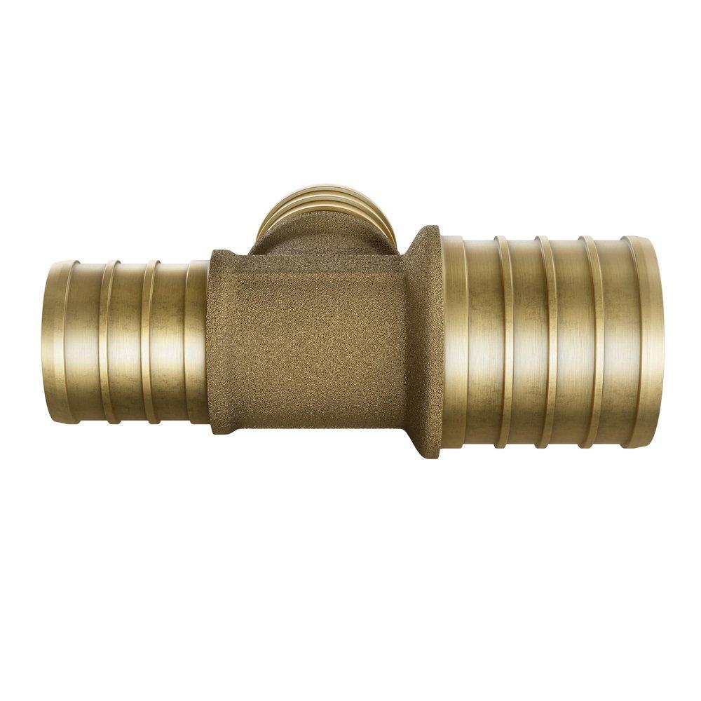 Jones Stephens Brass Brass PEX Crimp Tee 
